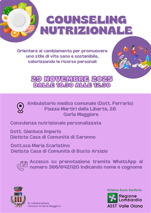 Counseling nutrizionale