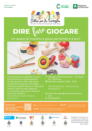 Spazio Gioco Dire, Fare, Giocare