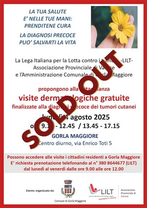 VISITA DERMATOLOGICA GRATUITA